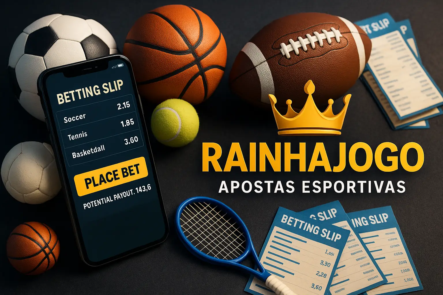 Aposte em apostas esportivas no cassino online RAINHAJOGO