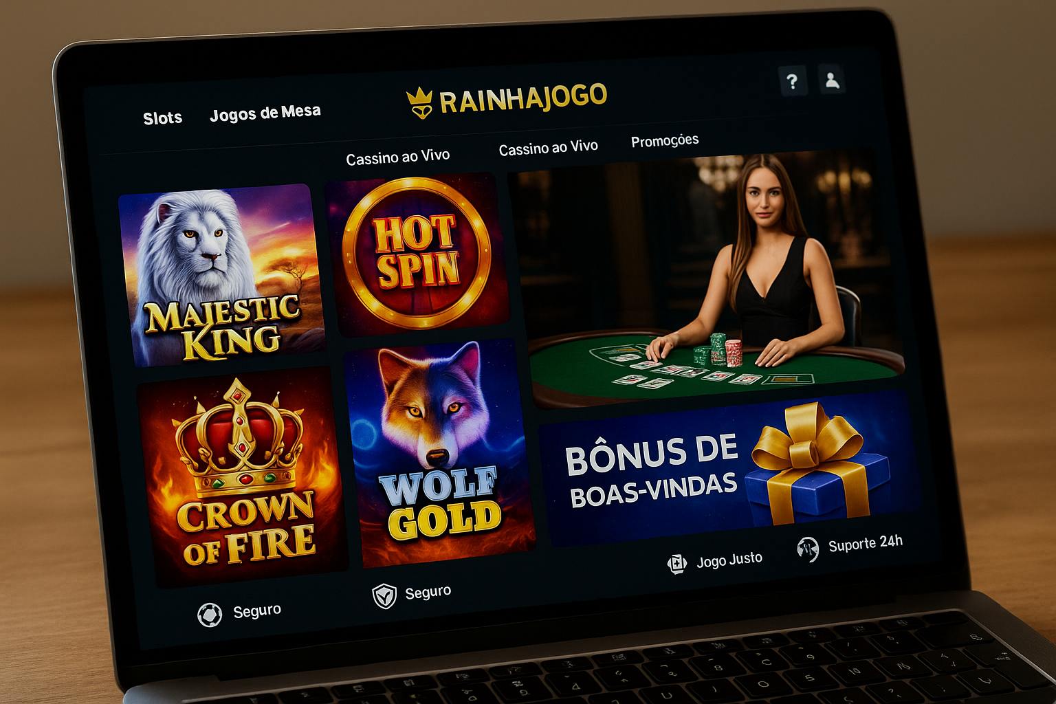 Jogos de cassino online RAINHAJOGO