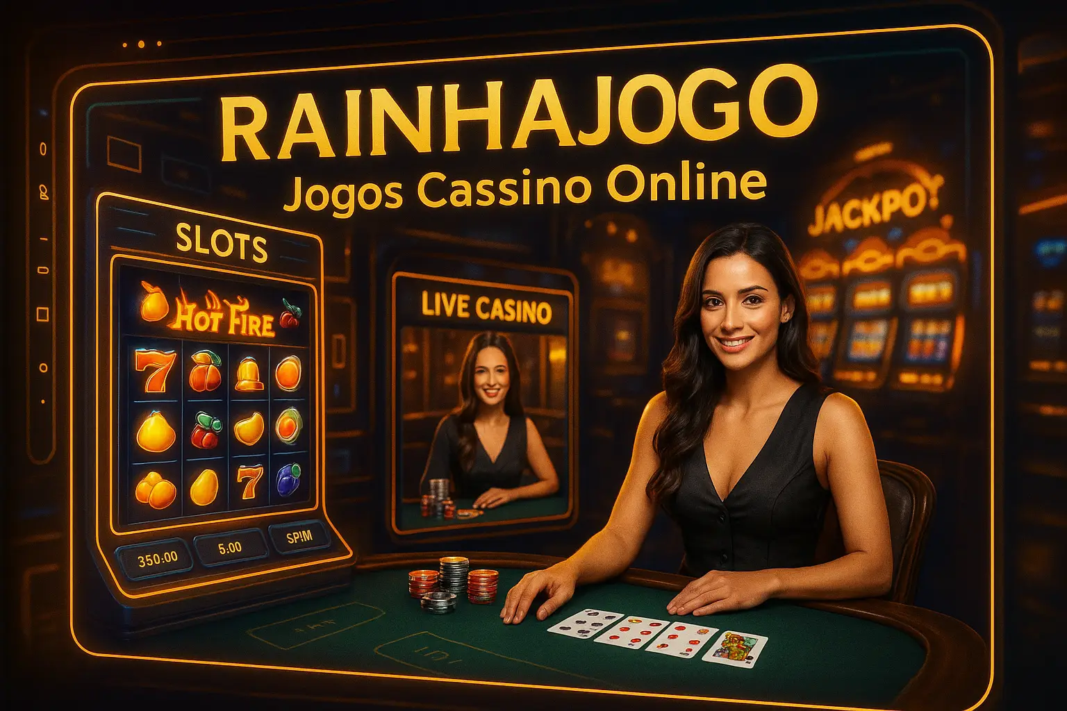 Jogos de cassino online inovadores e emocionantes na RAINHAJOGO